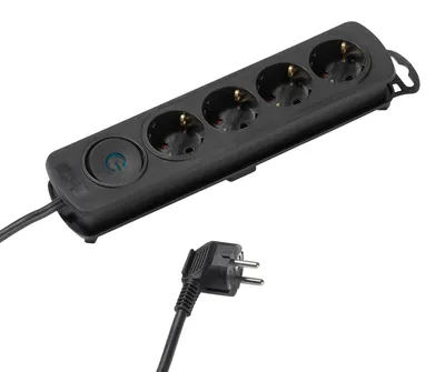 Image de Multiprise avec 4 ports Schuko