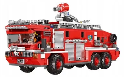 Produktbild von Xingbao Feuerwehrwagen XB-03030 Konstruktionsbausteine Spielzeug