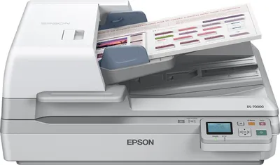 Produktbild von Epson WorkForce DS-70000N, 297 x 2540 mm, 600 x 600 DPI, 48 Bit, 24 Bit, 70 Seiten pro Minute, 70 Seiten pro Minute