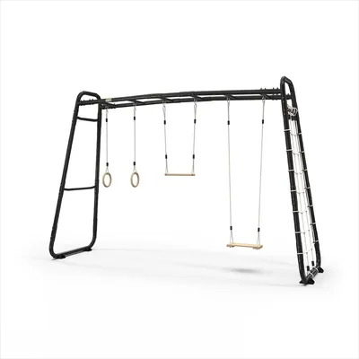 Produktbild von EXIT GetSet Monkeybar MB310, Monkey Bar Klettergerüst für Draußen, Spielgerät für Kinder, Schwarz
