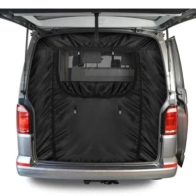 Produktbild von Insektenschutznetz für die Heckklappe – Mückenschutznetz mit Druckknöpfen – Reißverschluss – Für VW T5/T6/T6.1/T5 California – Ideal für Camping im Freien – Einfache Installation