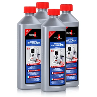 Produktbild von 4x Ceragol Ultra Premium Entkalker 500 ml für Kaffeevollautomaten