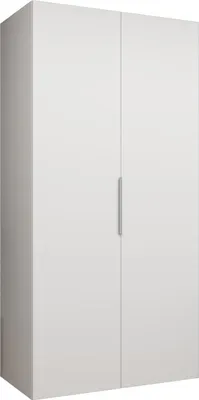 Produktbild von MEBLE KRYSPOL, Kleiderschrank, Schrank 100 cmx202x52, Weiß, Kaschmir