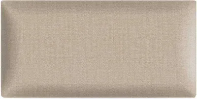 Obrázok produktu pre Nástenné panely 3D 15 x 30 cm čalúnené - na veľmi jednoduchú montáž, z velúrovej tkaniny, s mäkkou výplňou, farba béžová