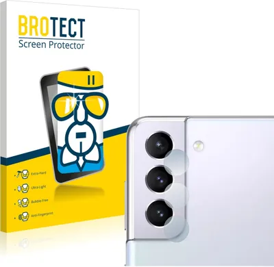 Produktbild von BROTECT Schutzglas für Samsung Galaxy S21 / 5G (nur Kamera) Schutzfolie Panzer Folie Glas Display Schutz klar