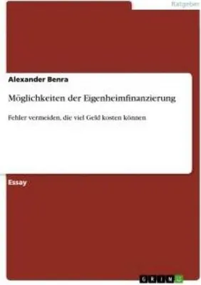 Produktbild von Möglichkeiten der Eigenheimfinanzierung