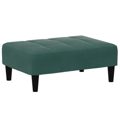 Produktbild von Fußhocker Dunkelgrün 77x55x31 cm Samt