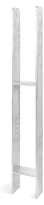 Produktbild von Alberts H-Pfostenträger |  feuerverzinkt | lichte Breite 91 mm | Gesamthöhe 800 mm | Materialstärke 6 mm