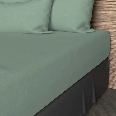 Productafbeelding van Famanu spreihoeslaken, 90 x 200 cm - watergroen