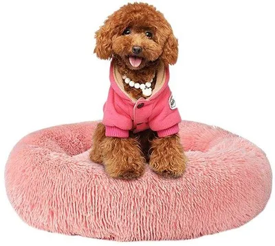 Productafbeelding van Donutvormig Pluche Honden- en Kattenbed