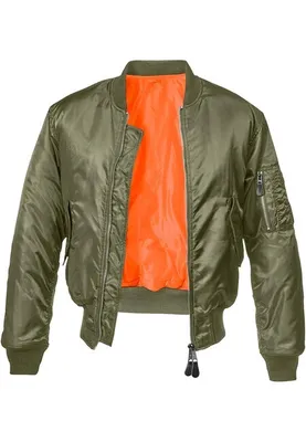 Produktbild von Build Your Brandit 3149 | Herren Bomberjacke, MA1 Jacket - Farbe: Olive - Größe: L