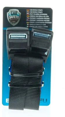 Obrázek produktu pro Carsafety Sada přepravních popruhů se svorkou 3M, 25 mm, na kola
