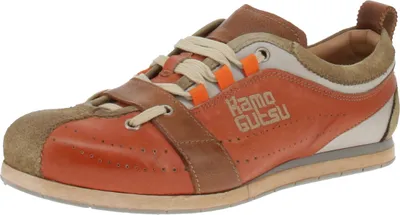 Immagine prodotto di Kamo-Gutsu TIFO-017 - Scarpe casual da uomo - Kaki-Arancio, Taglia:46 EU