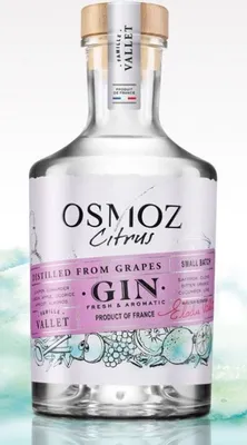 Produktbild von Osmoz Citrus Gin 0,7l, alc. 46 Vol.-%, Dry Gin Frankreich