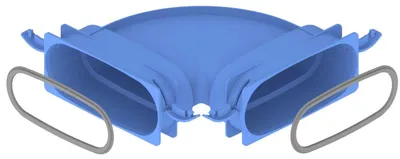 Produktbild von Kermi x-well Bogen 90 Grad horizontal 132x52 mm