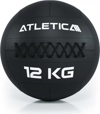 Produktbild von ATLETICA WallBalls | 12kg | Aus strapazierfähigem Kunstleder | Ø 35 cm
