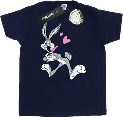 Produktbild von Looney Tunes - "In Love" T-Shirt für Herren BI34452 (XL) (Marineblau)