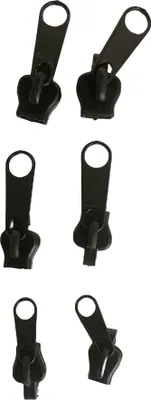 Produktbild von INF Universal Reißverschluss-Läufer 6er-Pack Schwarz