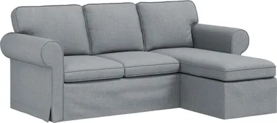 Obrázok produktu pre vidaXL Pohovka Svetlosivá 195 x 138 x 80 cm Látková