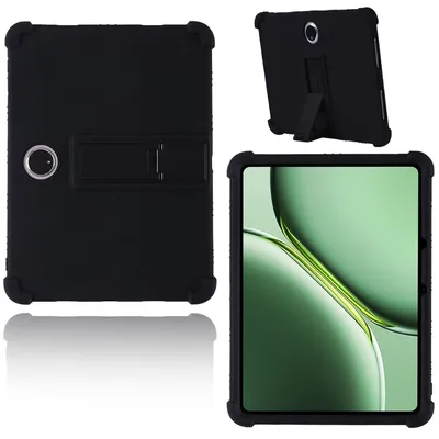 Produktbild von Tablet Hülle für OnePlus Pad 11,61" 2023, Stoßfeste Weiches Silikon Schutzhülle mit Standfunktion Schwarz