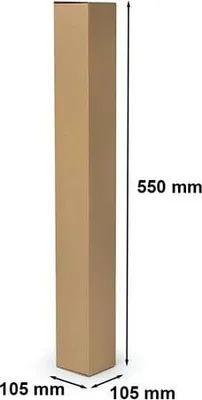 Zdjęcie produktu dla Karton Wykrojnikowy Pudełko Kartonowe Kartonik 105x105x550mm F211
