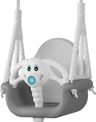 Zdjęcie produktu dla Ricokids 770200 Houpačka Sloník 3 v 1, šedo-bílá