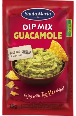 Produktbild von Santa Maria Dip Mix Guacamole 15g – Würzige Guacamole-Mischung für Dipgenuss