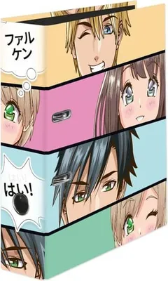 Immagine prodotto di FALKEN 21002192F FALKEN Manga Faces Motivordner 8,0 cm DIN A4
