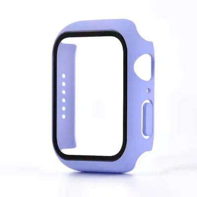 Image de Smartphonica Etui avec protection d'écran en verre pour Apple Watch 41mm - Violet