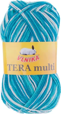 100g Strickgarn Häkelgarn TERA MULTI, Farbwahl - mehrfarbig bunt Farbverlauf
