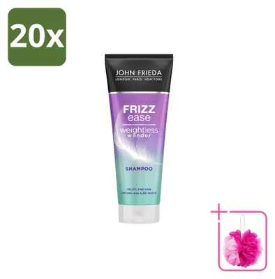 Produktbild von 20 x John Frieda Frizz Ease Weightless Wonder Shampoo - 250 ml - Sparpackung - 20 Stücke