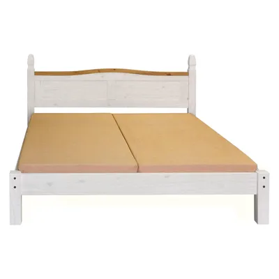 Immagine prodotto di Letto matrimoniale bianco cerato 180x200