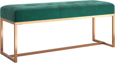 Obrázok produktu pre vidaXL Lavica tmavozelená 110x36x45 cm Velvet