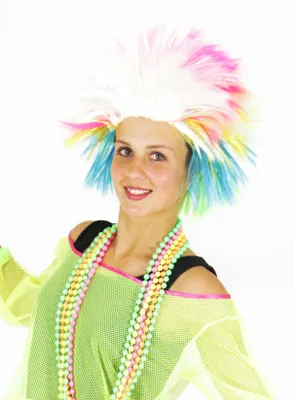 Produktbild von wilde 80er Jahre Punk Perücke für Damen
