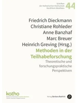 Immagine prodotto di Methoden in der Teilhabeforschung