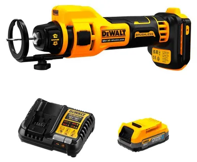 Produktbild von Trockenbausäge DeWALT DCE555E1-SK (1 x 1,7 Ah Powerstack + DCB1104)