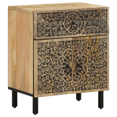 Produktbild von Nachttisch 50x33x60 cm Massivholz Mango