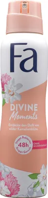 Produktbild von Fa Deospray Divine Moments Kamelienblüten Duft Anti Flecken 150ml