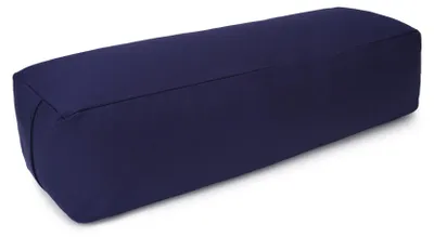 Produktbild von yogabox Yoga und Pilates Rechteckbolster D - regional hergestellt - marine 60 x 20 x 14 cm Buchweizenschalen