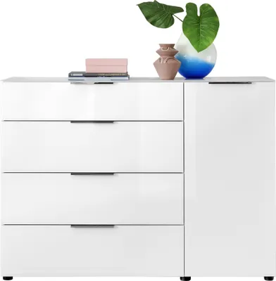 Obrázek produktu pro Kommode >Sean< in Weiß, - 135x99x40 cm ( BxHxT)