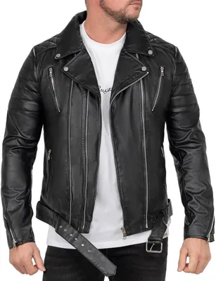 Produktbild von Reichstadt Herren Jacke Schwarz - RS003 LUX - Silver Zipper XS