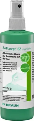 Obrázok produktu pre Softasept BZ Nezafarbená fľaša s rozprašovačom 250 ml