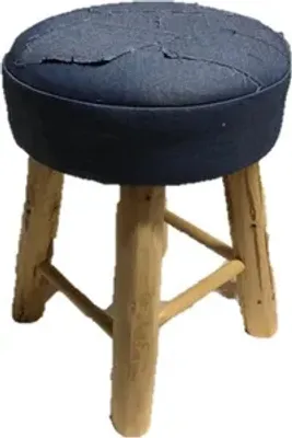 Produktbild von Sitzhocker rund Hocker Fußhocker 32 x 39 cm Design ( siehe Bild )