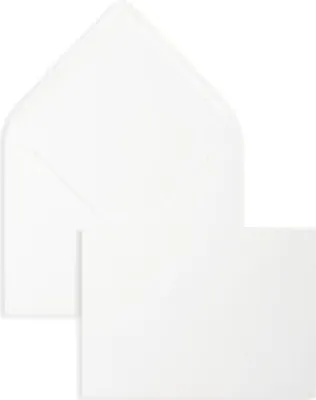 Produktbild von Briefumschläge 120x165mm 120g/qm gummiert VE=100 Stück weiß