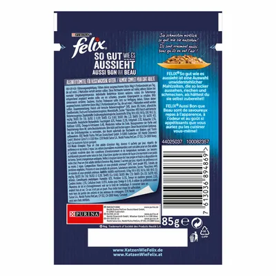 Produktbild von Felix Huhn in Gelee Beutel Katzen-Nassfutter 85g