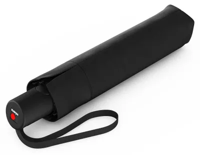 Produktbild von Knirps A.200 Duomatic Regenschirm Taschenschirm sturmfest black