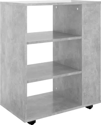 Produktbild von vidaXL Rollschrank Betongrau 60x35x75 cm Holzwerkstoff