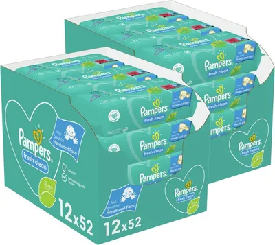 Immagine prodotto di Pampers Fresh Clean, 1248 salviette (24 x 52)