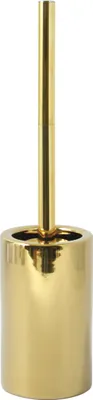 Produktbild von Spirella "Tube" WC Bürste Toilettenbürste Klobürste WC Garnitur aus Porzellan Gold