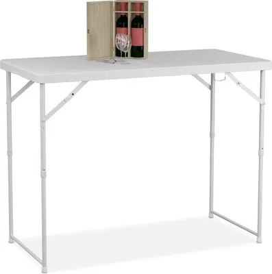 Image de Table de jardin pliante, réglable en hauteur